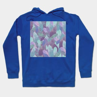 Watercolor leaves pattern Hoodie